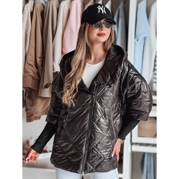  Ženska jakna DSTREET PUFFILOF TY4855 ČRN 