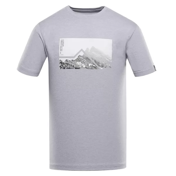  Moška majica s kratkimi rokavi ALPINE PRO GORAF 2 SIVA 