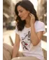 Ženska majica s kratkimi rokavi ALTISPORT EDERA BELA