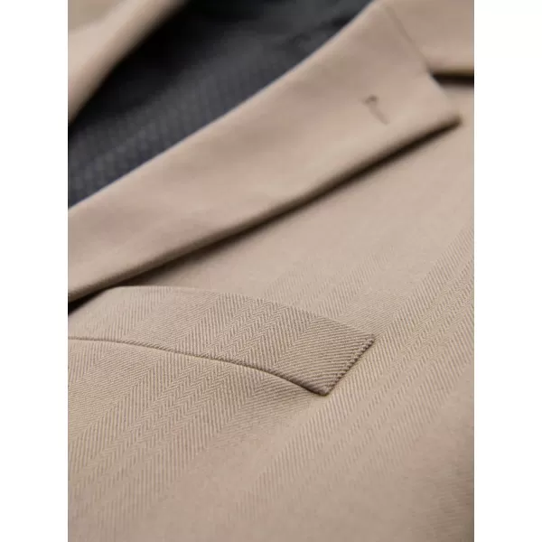 Pánské sako OMBRE OM-BLZB-0135 BEIGE 