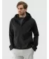 Moška jakna Softhell 4F WSS25TSOFM313 GLOBOKO ČRNA
