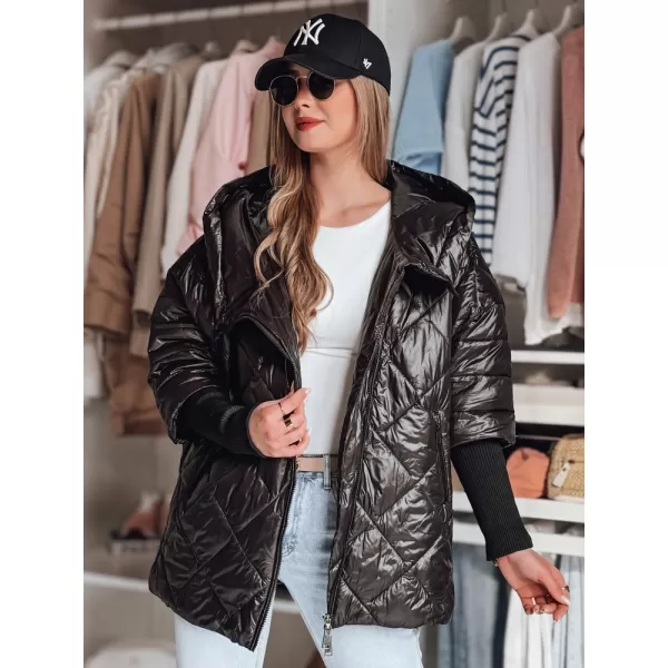 Ženska jakna DSTREET PUFFILOF TY4855 ČRN 