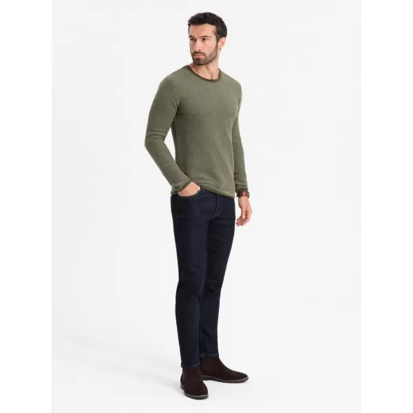  Moški pulover OMBRE OM-SWSW-0118 OLJK 