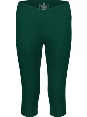Ženske 3/4 pajkice za fitnes NORDBLANC NBSPL8037 TEMNO ZELENA