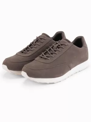 Moški čevlji OMBRE OM-FOCS-0161 TEMNO RJAVA