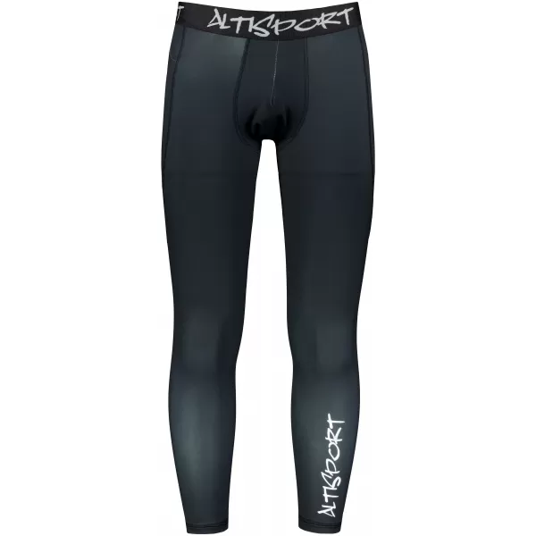  Moške športne gamaše dolge premije ALTISPORT VOJ/ALM000LEG01 ČRN 