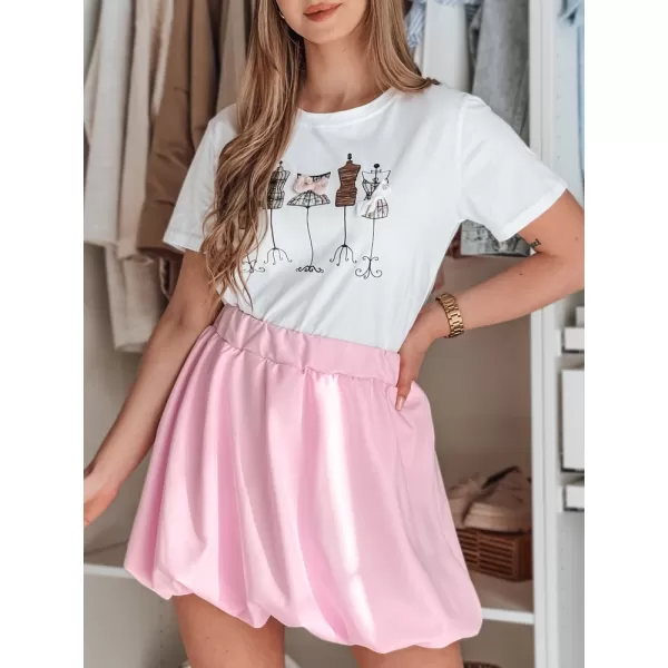  Žensko krilo DSTREET CY0504 ROZA 