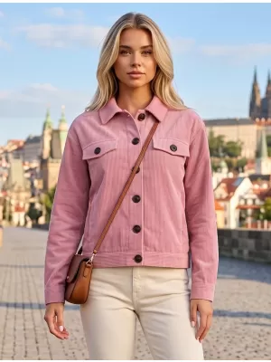 Ženska jakna ALTISPORT EVELINA VIJOLIČNA