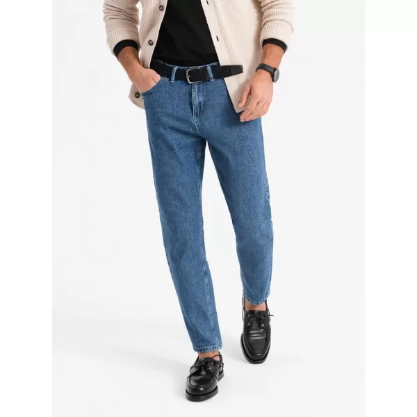  Kavbojke OMBRE OM-PADP-0225 TEMNO MODRA 