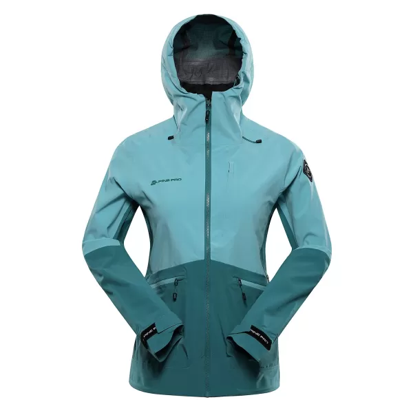  Ženska nepremočljiva jakna ALPINE PRO ZARRA MODRO 