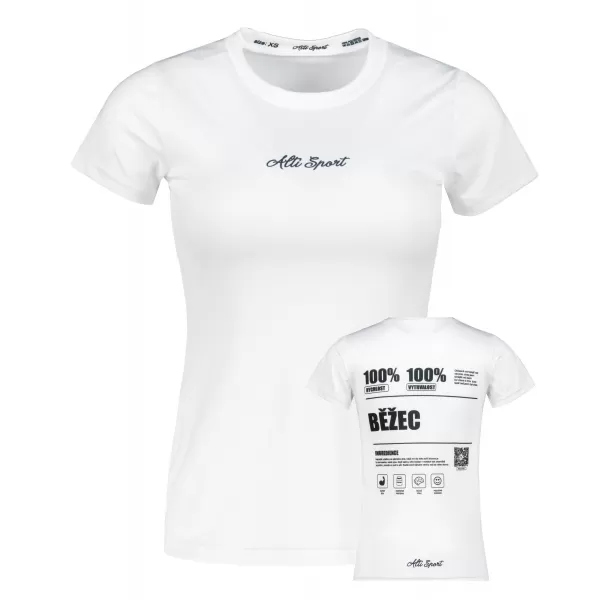  Ženska premium funkcionalna majica ALTISPORT BĚŽEC VOJ/ALW091TR01 BELA 