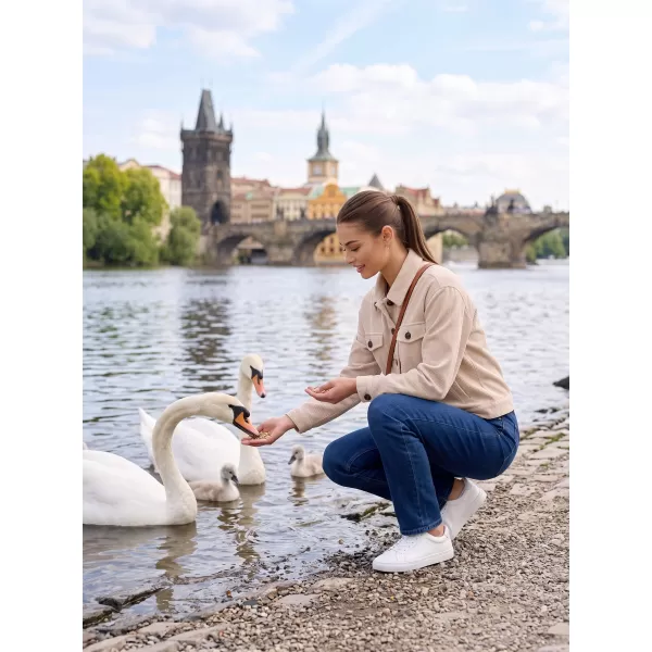  Ženska jakna ALTISPORT EVELINA LAHKA KREMNA 