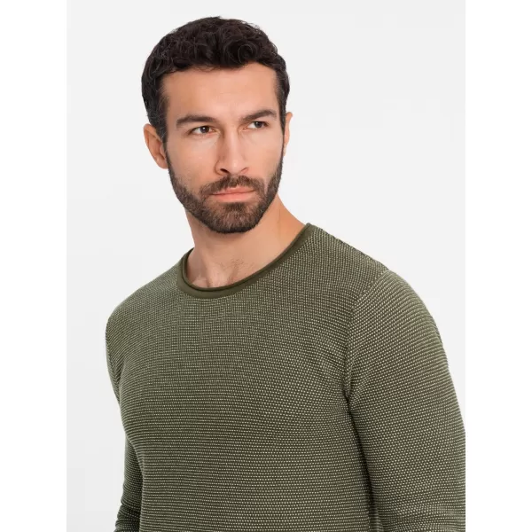  Moški pulover OMBRE OM-SWSW-0118 OLJK 