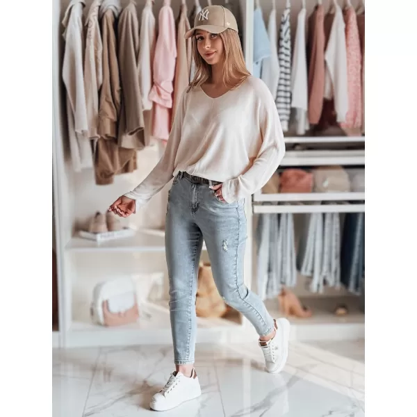  Ženske hlače DSTREET MIXFELL UY2418 MODRO 