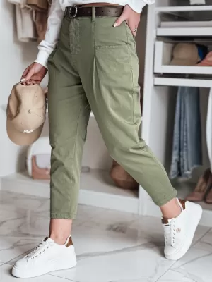 Ženske hlače DSTREET CHINOSKA UY2558 KHAKI