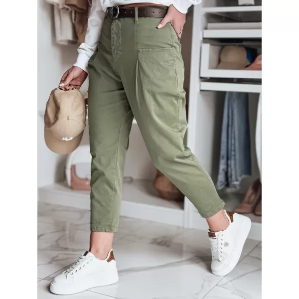  Ženske hlače DSTREET CHINOSKA UY2558 KHAKI 