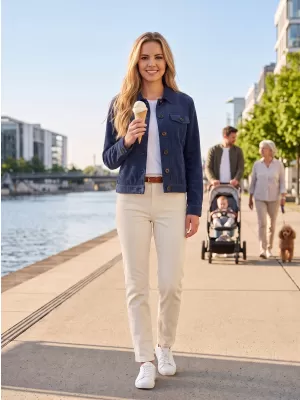 Ženska jakna ALTISPORT EVELINA MODRO