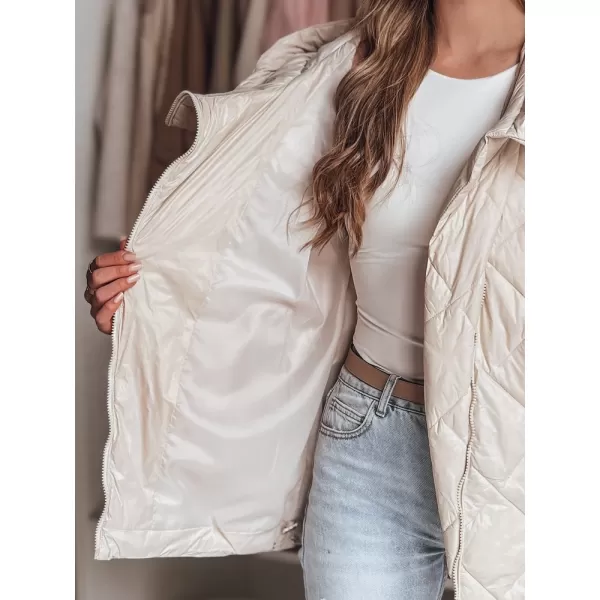  Ženska jakna DSTREET PUFFILOF TY4856 BELA 