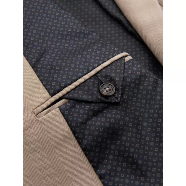  Pánské sako OMBRE OM-BLZB-0135 BEIGE 