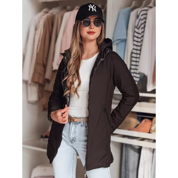  Ženska jakna DSTREET MOTOROMI TY4848 ČRN 
