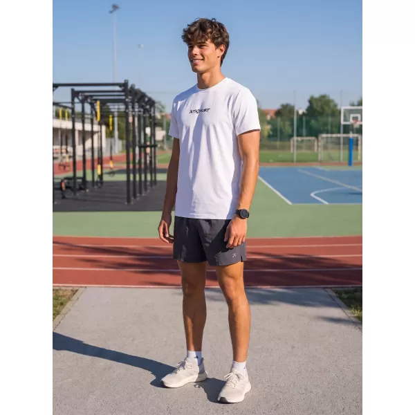  Moška premium funkcionalna majica s kratkimi rokavi ALTISPORT BĚŽEC VOJ/ALM091TR01 BELA 