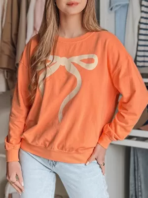 Damske trenirke DSTREET SOFTTIE BY1378 ORANŽNA