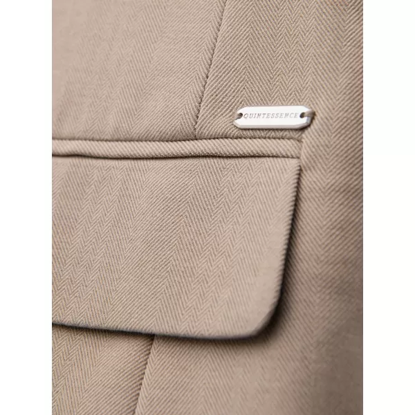  Pánské sako OMBRE OM-BLZB-0135 BEIGE 