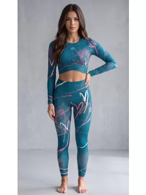 Vrhunski ženski funkcionalni top z dolgimi rokavi ALTISPORT VOJ/ALW082TR04 KEROZIN