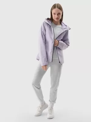 Ženska jakna 4F WSS25TTJAF702 LAHKA VIJOLIČNA