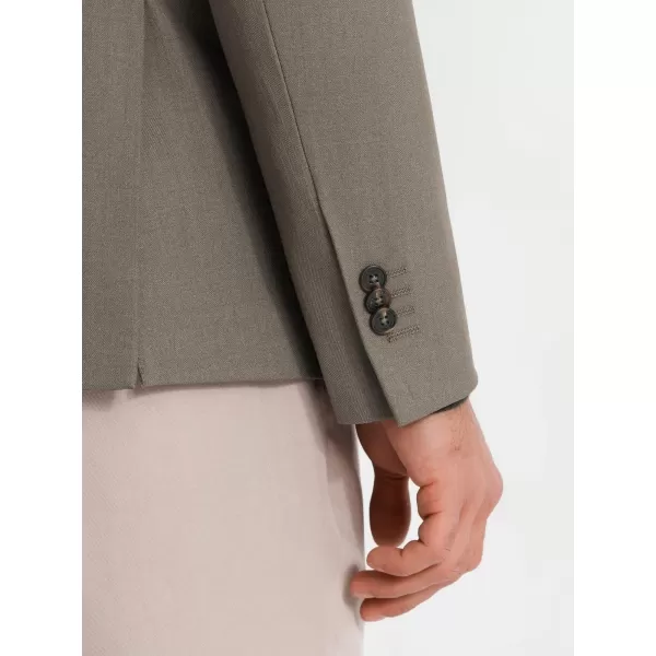  Pánské sako OMBRE OM-BLZB-0135 OLIVE 