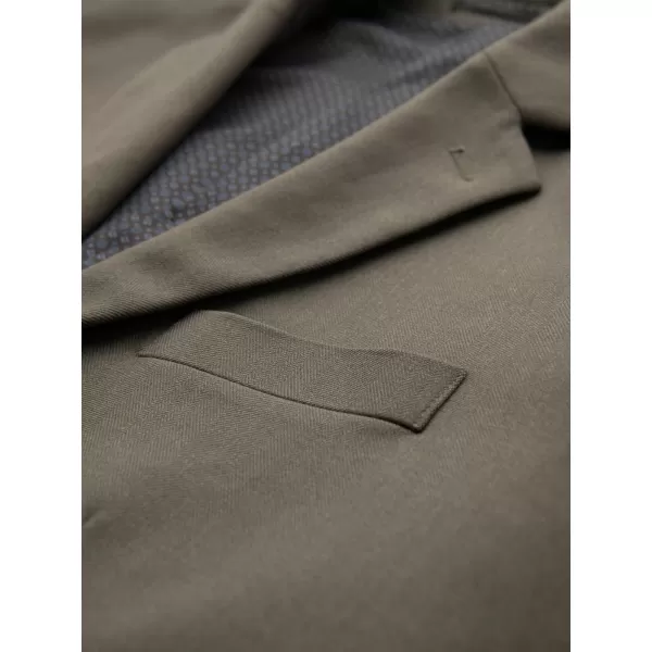  Pánské sako OMBRE OM-BLZB-0135 OLIVE 