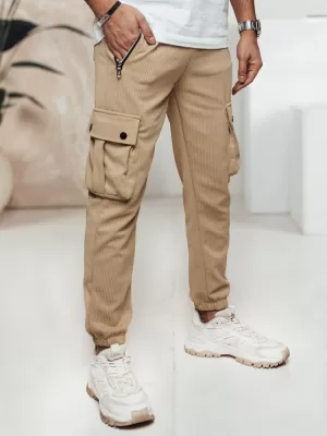 Hlače DSTREET UX4464 KHAKI