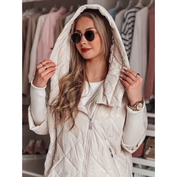  Ženska jakna DSTREET PUFFILOF TY4856 BELA 