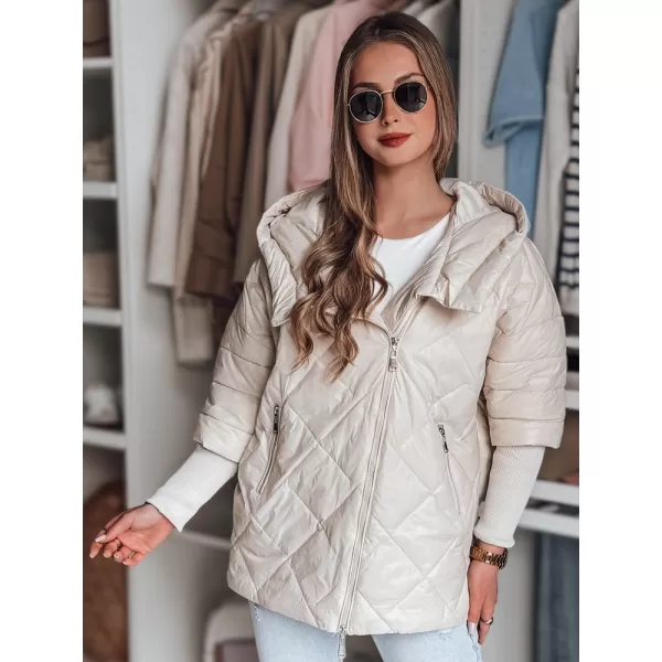  Ženska jakna DSTREET PUFFILOF TY4856 BELA 