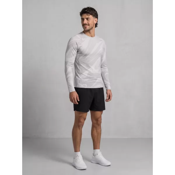  Moška premium kompresijska majica z dolgimi rokavi ALTISPORT VOJ/ALM072TR03 SIVA 