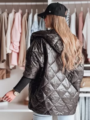 Ženska jakna DSTREET PUFFILOF TY4855 ČRN