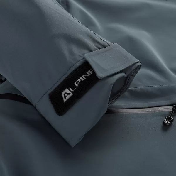  Moška nepremočljiva jakna ALPINE PRO ZARR SIVA 