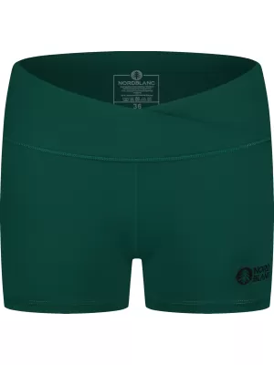 Ženske kratke hlače za fitnes NORDBLANC NBSPL8038 ZELENA
