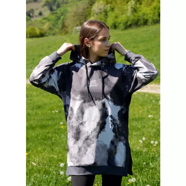  Ženski funkcionalni podaljšani pulover premium ALTISPORT VOJ/ALW093MI03 SIVA 