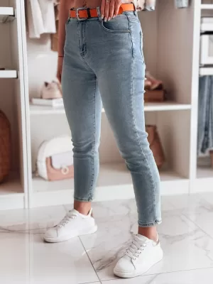Ženske hlače DSTREET CURVITA UY2471 MODRO