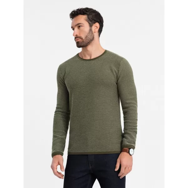  Moški pulover OMBRE OM-SWSW-0118 OLJK 