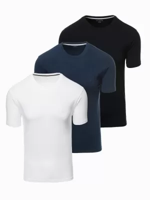 Srajca OMBRE OM-TSBS-0232 BELA/MORNARSKA/ČRNA
