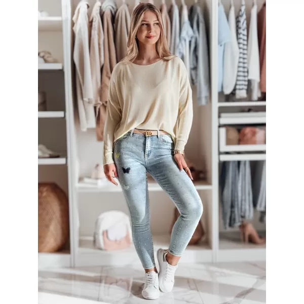  Ženske hlače DSTREET LUMITTA UY2429 MODRO 
