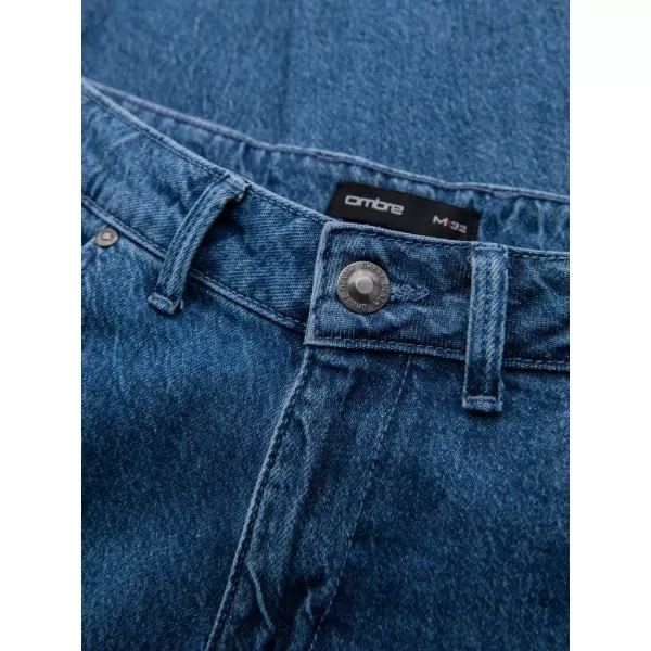  Kavbojke OMBRE OM-PADP-0225 TEMNO MODRA 