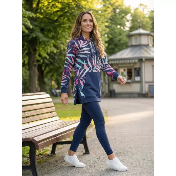 Ženski funkcionalni podaljšani pulover premium ALTISPORT VOJ/ALW094MI03 ROZA/MINT 