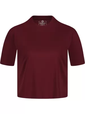 Ženski funkcionalni kratki top NORDBLANC NBSLF8028 BORDO