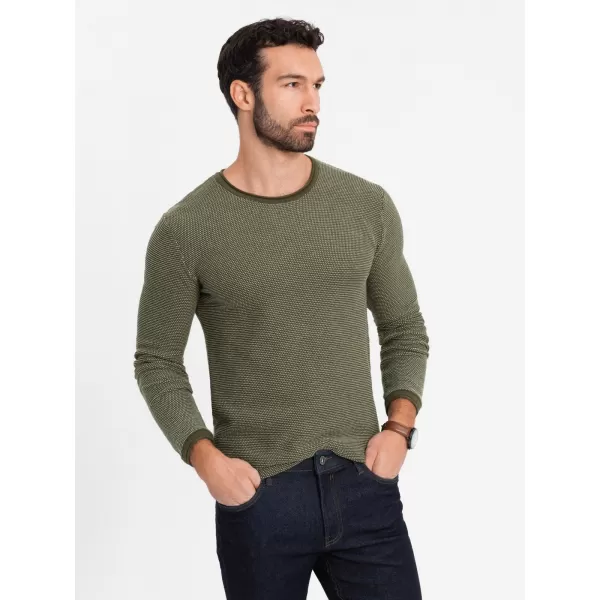  Moški pulover OMBRE OM-SWSW-0118 OLJK 