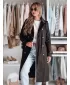 Plašč DSTREET SLIMFOTA NY0747 ČRN