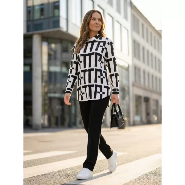  Srajca ALTISPORT ELOISA ČRNA/BELA 