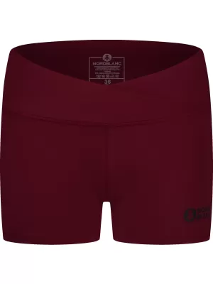 Ženske kratke hlače za fitnes NORDBLANC NBSPL8038 BORDO